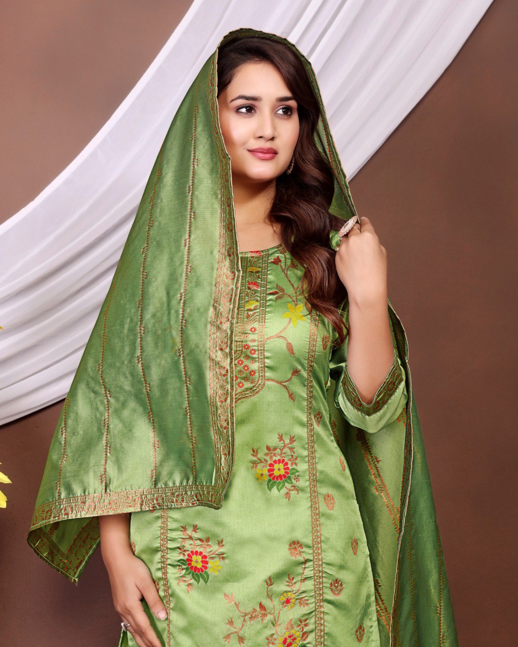 Introducing New Kurti Dupatta & Bottom Set πβ¨